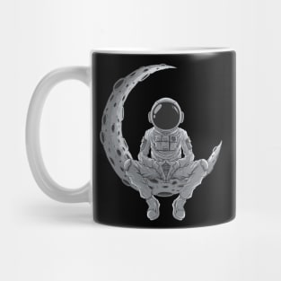 Astronaut Chilling on the Moon Mug